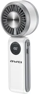 Gadżety USB - Wiatrak ręczny AWEI F39 Fast Ice biały - miniaturka - grafika 1