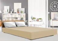 Prześcieradła - Prześcieradło jersey elastan z gumką 26 SAND/PIASKOWY/160x200x30 PJE160/26 SAND - miniaturka - grafika 1