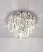 Lampy sufitowe - Kryształowy plafon Monaco - glamour do łazienki i kuchni - miniaturka - grafika 1