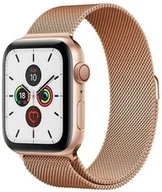 Akcesoria do smartwatchy - Magnetic Strap pasek do Watch 7 41mm magnetyczna opaska bransoleta bransoletka różowe złoto - miniaturka - grafika 1