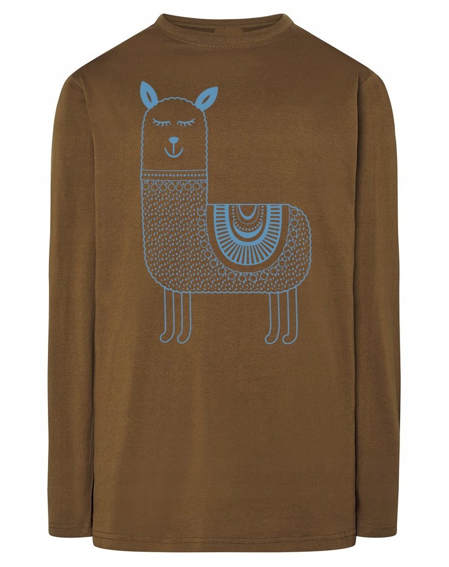 Longsleeve fajny nadruk LAMA ALPAKA r.S