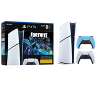 Konsole Playstation - Sony PlayStation 5 Digital Slim D Chassis (PS5 1TB Fortnite Cobalt + Dodatkowy Pad Gwiezdny błękit - miniaturka - grafika 1