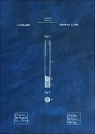 Plakaty - Patent, Papieros Projekt z 1920 Niebieski - plakat Wymiar do wyboru: 30x40 cm - miniaturka - grafika 1