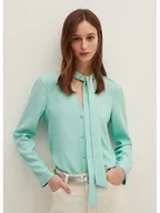 Bluzki damskie - STEFANEL Bluzka w kolorze turkusowym - miniaturka - grafika 1