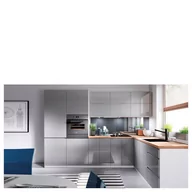 Meble kuchenne - Zestaw Mebli Kuchennych 300 x 240 cm Grey Połysk Aspen Gała Meble Grey, White - miniaturka - grafika 1