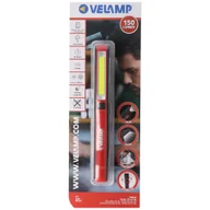 Latarki - Latarka LED 1 W, COB 3 W, zasilana bateryjnie lampa robocza 2 w 1, z magnesem i klipsem, baterie w zestawie - miniaturka - grafika 1