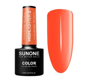 Sunone Lakiery hybrydowe 5ml Highlighter 3 - Lakiery hybrydowe Sunone Lakiery hybrydowe 5ml Highlighter 3 - Lakiery hybrydowe - miniaturka - grafika 1