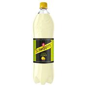 Napoje gazowane - Schweppes Lemon Zero Napój gazowany 1,35 l - miniaturka - grafika 1