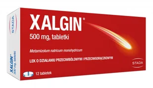 STADA ARZNEIMITTEL AG Xalgin 500 mg 12 tabletek - Przeziębienie i grypa - miniaturka - grafika 1