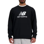 Bluzy męskie - Bluza New Balance MT41500BK - czarna - miniaturka - grafika 1