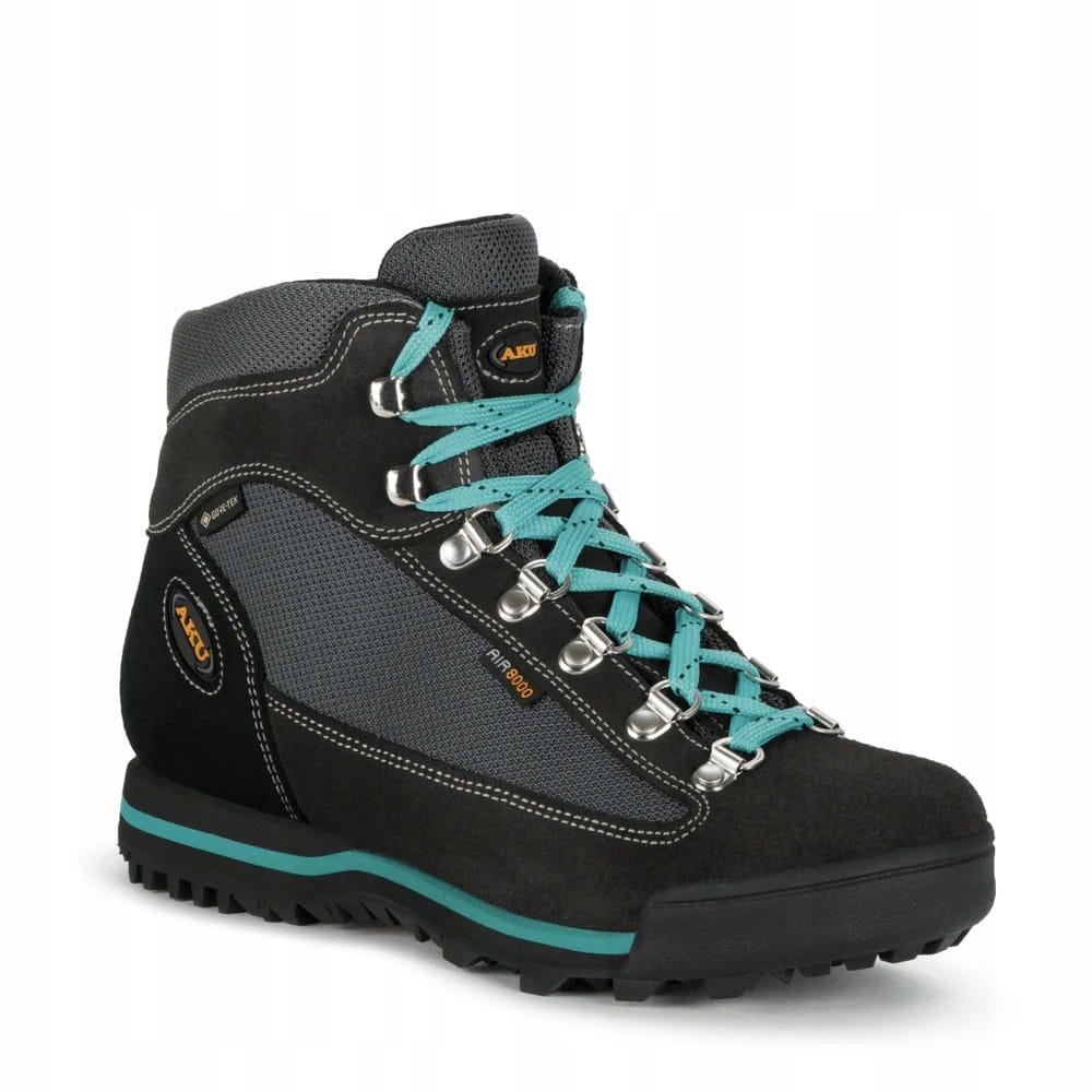 Buty GORE TEX damskie AKU Ultra Light GTX - anthracite/mint