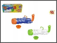 Bańki mydlane - PISTOLET DO BANIEK BAŃKI MYDLANE PŁYN MISKA 35 CM - miniaturka - grafika 1