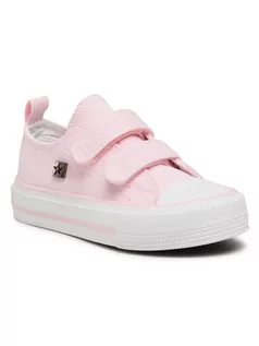 Buty dla dziewczynek - Big Star Trampki HH374099 Różowy - grafika 1