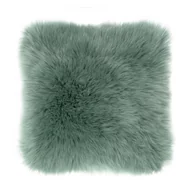 Poduszki dekoracyjne - Zielona poduszka Tiseco Home Studio Sheepskin, 45x45 cm - miniaturka - grafika 1