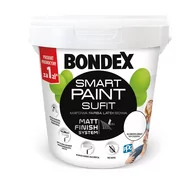 Farby wewnętrzne - Farba Bondex Smart Paint Sufit po prostu biały 1l - miniaturka - grafika 1