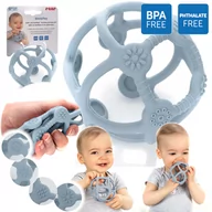 Zabezpieczenia dla dzieci - Gryzak na ząbkowanie i piłka sensoryczna 2w1 REER - miniaturka - grafika 1