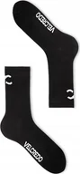 Skarpety termoaktywne - Velcredo Skarpetki kolarskie czarne szybkoschnące - miniaturka - grafika 1