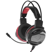 Słuchawki - GENESIS Neon 350 czarno-czerwone - miniaturka - grafika 1