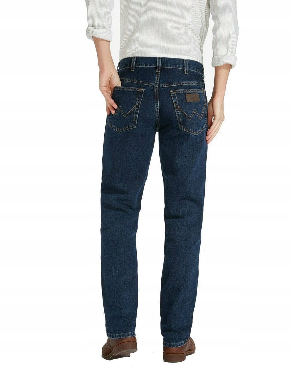 WRANGLER TEXAS BLUE BLACK W12104001 38/32
