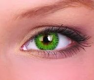 Soczewki kontaktowe - Maxvue Vision ColourVUE Fusion - Yellow Green - miniaturka - grafika 1