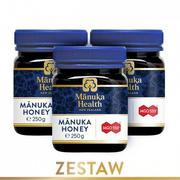 Miód - Trzy Miody Manuka MGO™ 550+ Nektarowe 250 g (nawet do 770,5 mg/kg MGO) - miniaturka - grafika 1