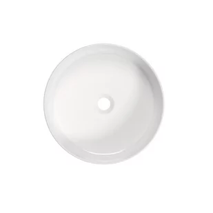 Deante Round Umywalka nablatowa 40 cm biała CGR_6U4S - Umywalki - miniaturka - grafika 1