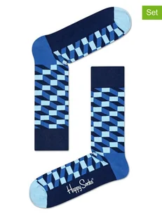 Happy Socks Skarpety "Blue" w kolorze niebiesko-błękitnym - Skarpetki męskie - miniaturka - grafika 1