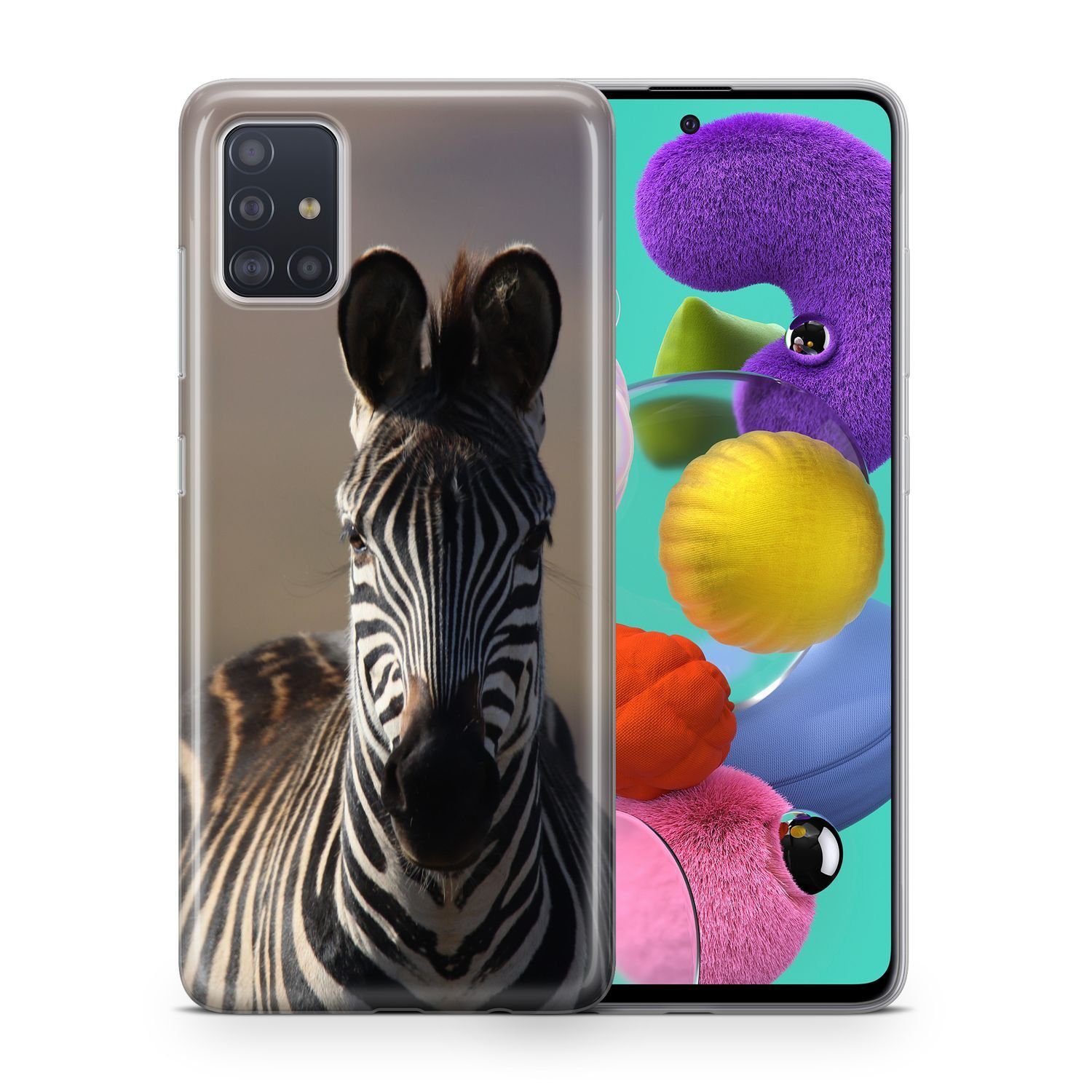 Etui na telefon komórkowy Pokrowiec ochronny na Samsung Galaxy A70 Etui Pokrowiec Torba Zderzak Etui TPU, Model: Samsung Galaxy A70, Wybierz wzór: Zebra