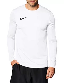 Koszulki męskie - NIKE Nike Dry Park Vii męska koszulka z długim rękawem biały biały/czarny XXL BV6706 - grafika 1