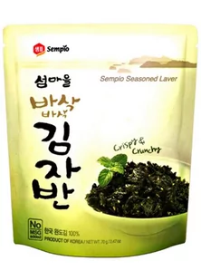 Chipsy z alg morskich z sezamem 50g - SEMPIO - Chipsy - miniaturka - grafika 1