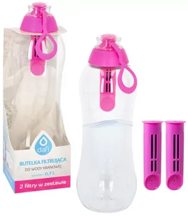 Butelka Filtrująca Dafi Soft 0,7L + 3 Filtry Różowa - Butelki filtrujące Butelka Filtrująca Dafi Soft 0,7L + 3 Filtry Różowa - Butelki filtrujące - miniaturka - grafika 1