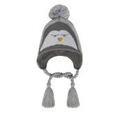 Czapki dla dzieci - Czapka New Era Trapper 60580798 Szary - miniaturka - grafika 1