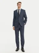 Garnitury - BOSS Garnitur H-Huge 50561829 Granatowy Slim Fit - miniaturka - grafika 1