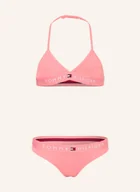 Stroje kąpielowe - Tommy Hilfiger Bikini Trójkątne pink - miniaturka - grafika 1