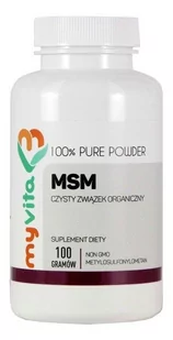 MyVita MyVita MSM proszek 100g 5905279123649 - Suplementy diety - miniaturka - grafika 1