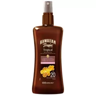 Balsamy i kremy do opalania - Hawaiian Tropic Protective Dry Spray Oil LSF 15, 200 ML 84782 - miniaturka - grafika 1