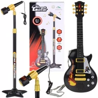 Gitary elektryczne - Urwiskowo, gitara elektryczna z mikrofonem statyw melodie - miniaturka - grafika 1