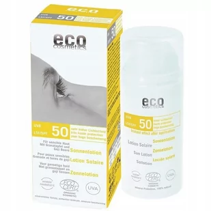 Eco Cosmetics Emulsja na słońce SPF 50 Eco Cosmetics 100 ml ECOCOS7 - Balsamy i kremy do opalania - miniaturka - grafika 1