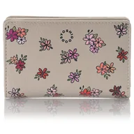 Portfele - Mały skórzany portfel damski Kwiatuszki Yoshi Y1089 - miniaturka - grafika 1