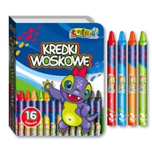 Kredki, ołówki, pastele i pisaki - PENMATE Kredki Premium Kolori Dino 16 kolorów PENMATE - miniaturka - grafika 1