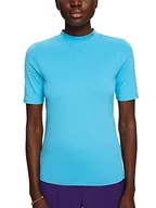 Koszulki i topy damskie - edc by ESPRIT T-shirt damski, 470/turkusowy, XL - miniaturka - grafika 1