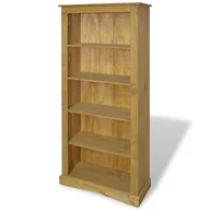 Regały - vidaXL Biblioteczka w meksykańskim stylu Corona, sosna, 81x29x170 cm - miniaturka - grafika 1