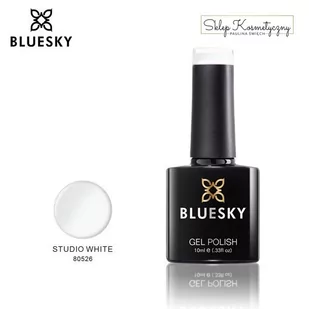 Bluesky Gel Polish 80526 STUDIO WHITE - Lakiery hybrydowe - miniaturka - grafika 1