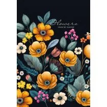 Notatnik 105x165/64K linia kwiaty FRESH - Szkolne artykuły papiernicze - miniaturka - grafika 1
