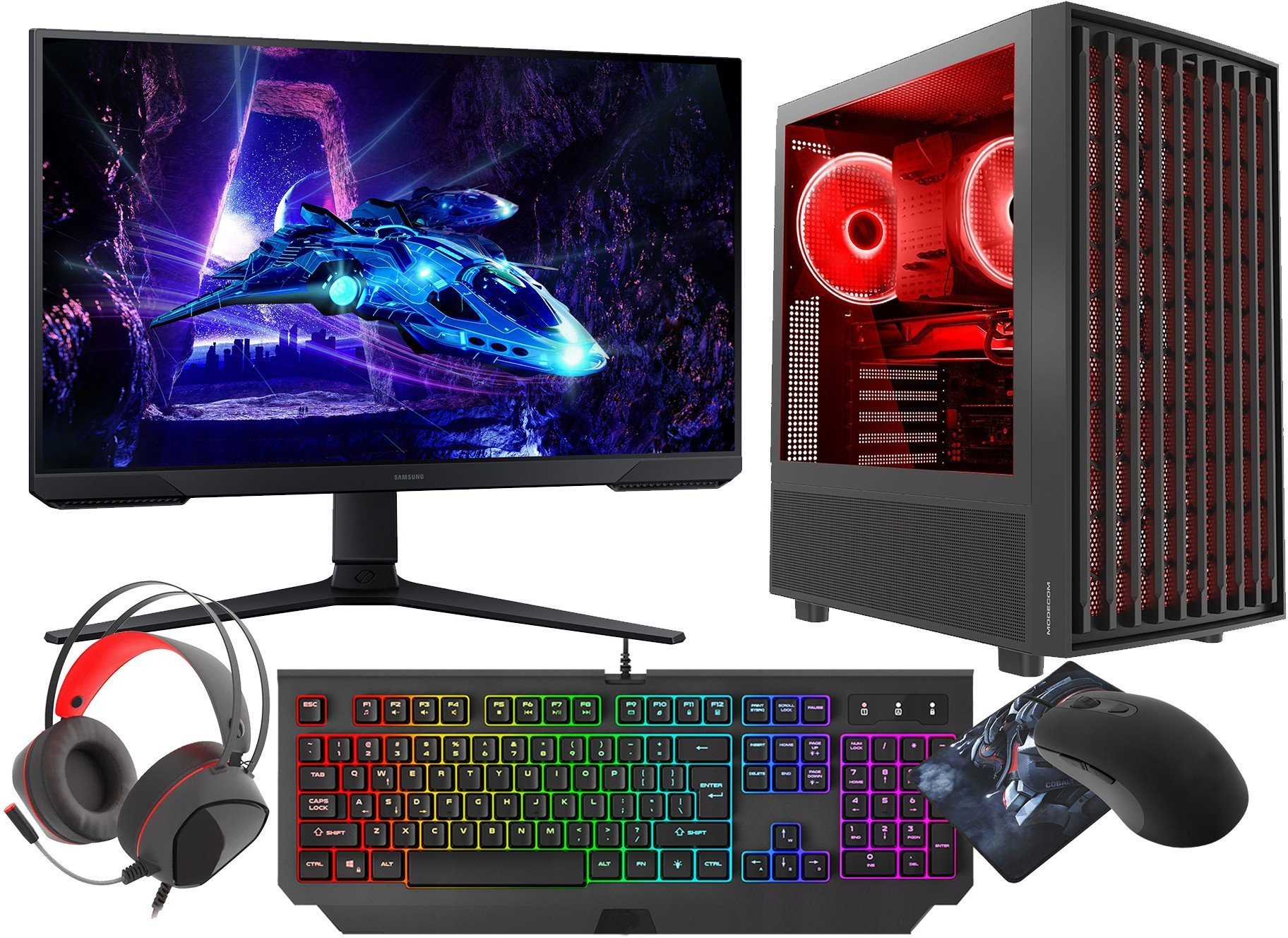 VIST Breeze PC Ryzen 7 8700F RTX 5070 32GB SSD 1TB W11 WiFi BT LCD 24