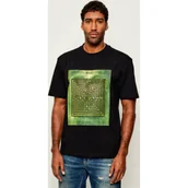 Koszulki męskie - HUGO T-shirt Dabryntee | Relaxed fit - miniaturka - grafika 1