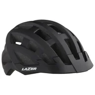 Kaski rowerowe - Lazer Compact Deluxe Kask rowerowy, matte black Onesize 54-61cm 2020 Kaski miejskie i trekkingowe FA003714096 - miniaturka - grafika 1