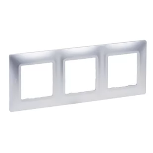 Legrand Ramka potrójna Niloe Selection 762013 aluminium - Klawisze i ramki - miniaturka - grafika 1