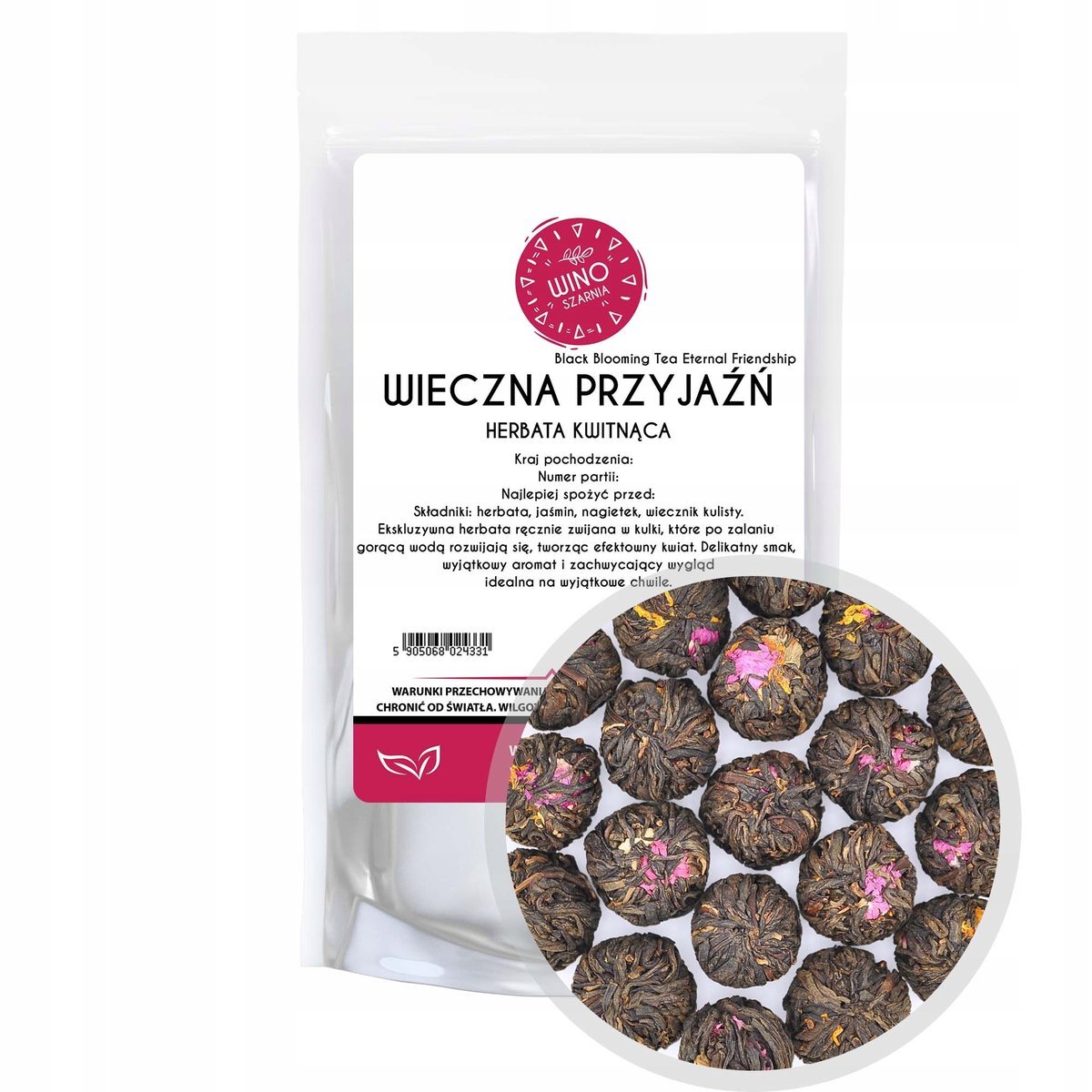 Herbata kwitnąca czarna Wieczna Przyjaźń - Eternal Friendship - 50g 28.00