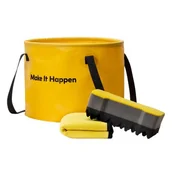 Myjki do okien - Zestaw akcesoriów do mycia samochodu HOTO QWOGJ002 (składane wiadro, gąbka i ręcznik samochodowy) - miniaturka - grafika 1